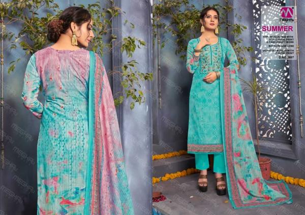 Meghali Summer Muslin Digital Printed Salwar Collection